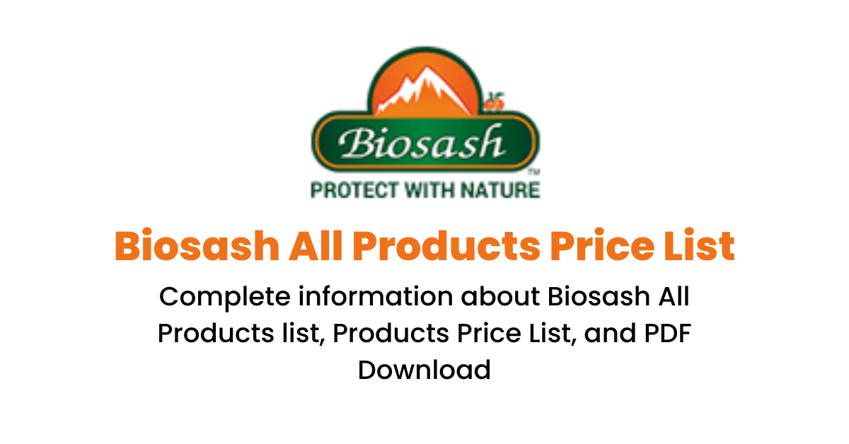 Biosash Products Price List and PDF Download Miracle Seabuck