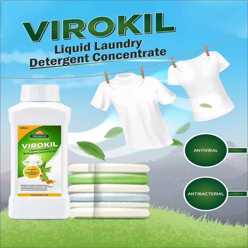 Biosash Virokil Liquid Laundry Detergent Concentrate