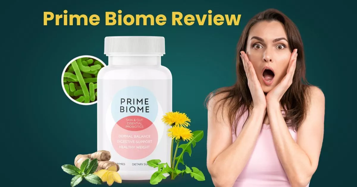 PrimeBiome supplement bottle and packaging review
